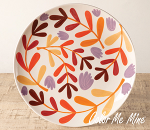 Freehold Fall Floral Charger