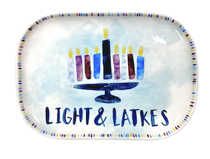 Freehold Hanukkah Light & Latkes Platter
