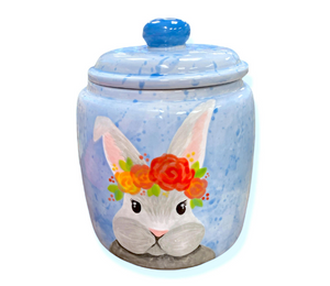 Freehold Watercolor Bunny Jar