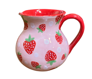 Freehold Strawberry Pitcher