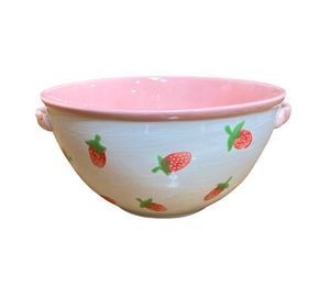 Freehold Strawberry Print Bowl