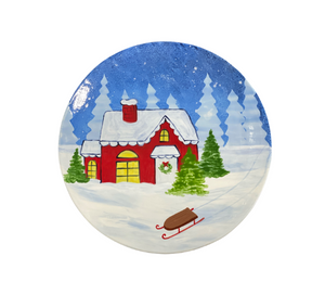 Freehold Christmas Cabin Plate