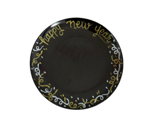 Freehold New Year Confetti Plate