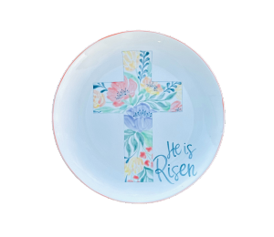 Freehold Floral Cross Plate