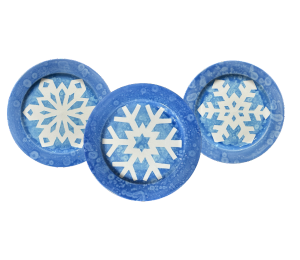 Freehold Paper Snowflake Plate